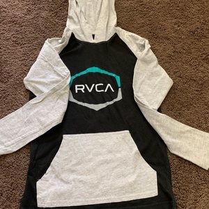 RVCA boys long-sleeve t-shirt hoodie